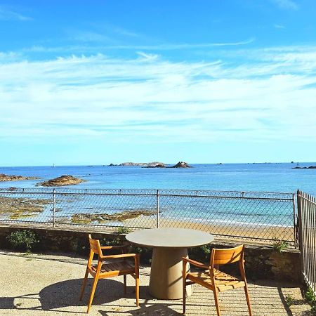 Vue Pleine Mer A La Perle Marine - La Terrasse Dinard Extérieur photo