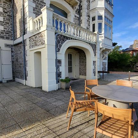 Vue Pleine Mer A La Perle Marine - La Terrasse Dinard Extérieur photo