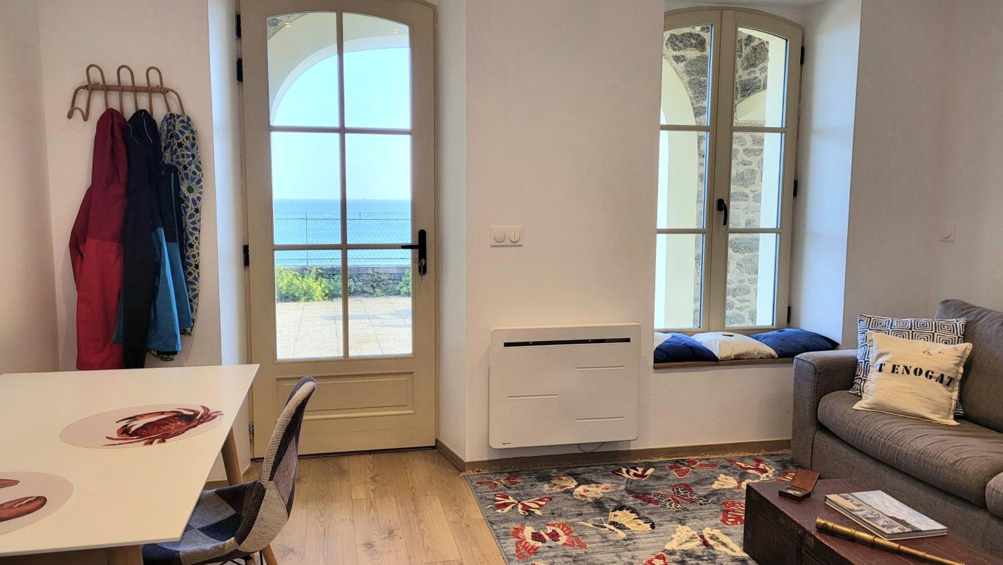 Vue Pleine Mer A La Perle Marine - La Terrasse Dinard Extérieur photo