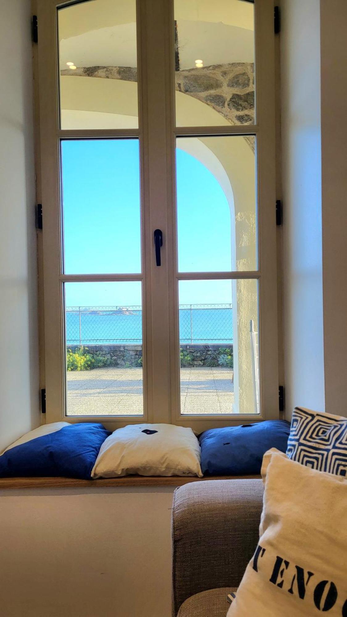 Vue Pleine Mer A La Perle Marine - La Terrasse Dinard Extérieur photo