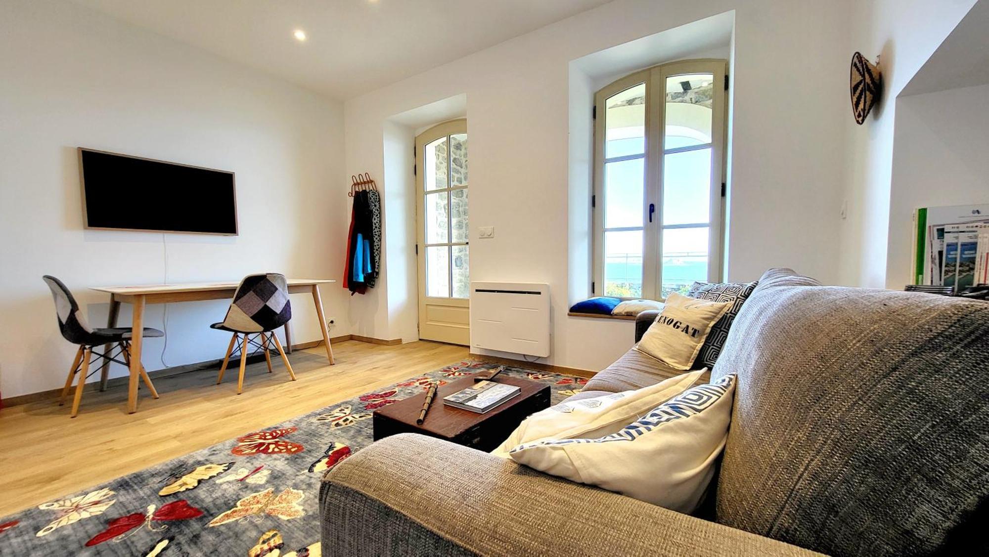 Vue Pleine Mer A La Perle Marine - La Terrasse Dinard Extérieur photo